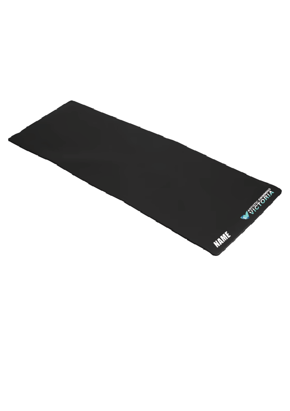 ARTISTIC SWIMMING VICTORIA Stretch/Yoga Mat - Artistic Swimming - Black
