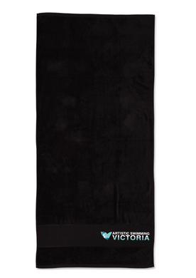 ARTISTIC SWIMMING VICTORIA TOWEL - BLACK