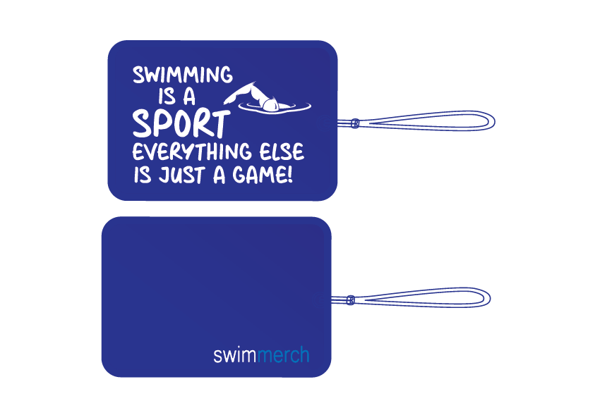 Bag Tag - Swimming Is a Sport