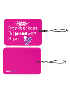 Bag Tag - Princess wears Flippers