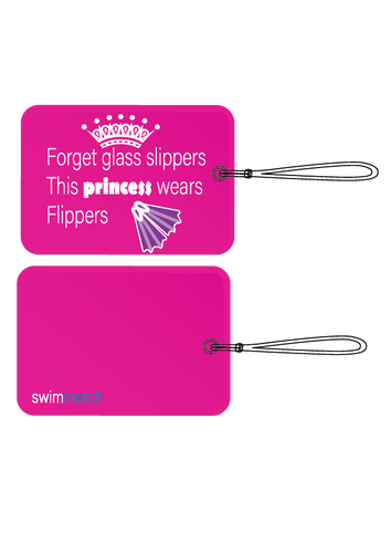 Bag Tag - Princess wears Flippers