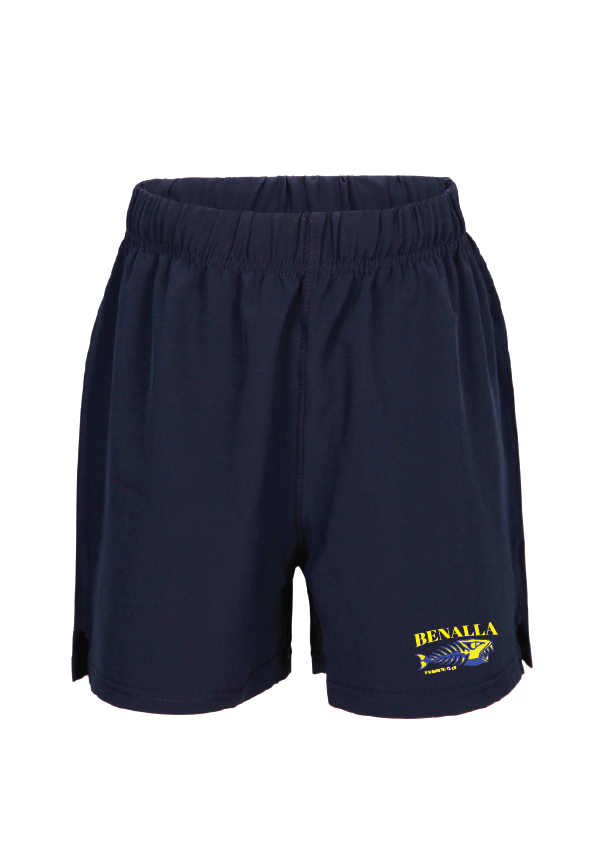 Benalla S.C. 4 X STRETCH  SHORTS - Kids & Unisex- Navy