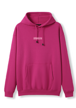 PUFF PRINT SWIMMING STROKE HOODIE - HOT PINK/PINK