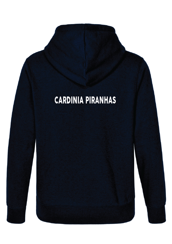 CARDINIA PIRANHAS SWIM CLUB ZIP THRU HOODIE