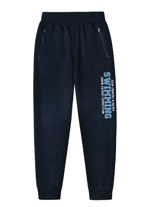 2024 METRO & COUNTRY JUNIOR DISTRICT COMPETITION FLEECE TRACK-PANT - NAVY