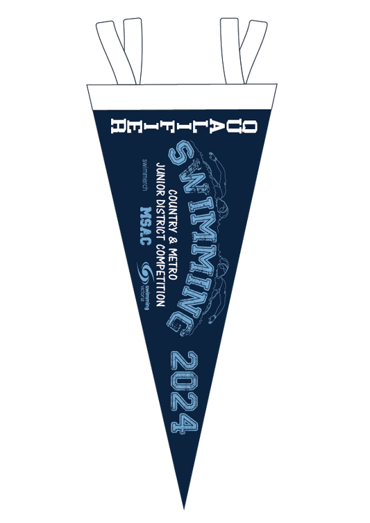 2024 METRO & COUNTRY JUNIOR DISTRICT COMPETITION FELT PENNANT - Qualifier