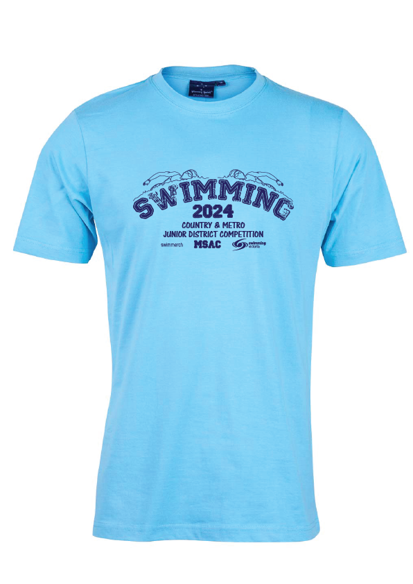 2024 METRO & COUNTRY JUNIOR DISTRICT COMPETITION TEE - PALE BLUE