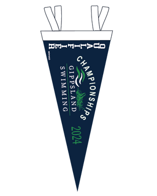 2024 GIPPSLAND SWIMMING CHAMPIONSHIPS FELT PENNANT - QUALIFIER