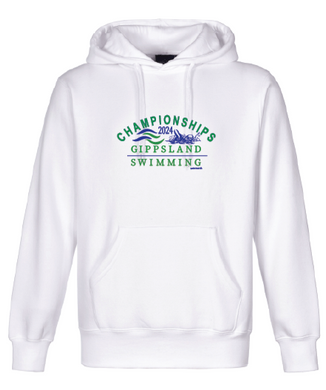 2024 Gippsland Swimming Championship Hoodie - White