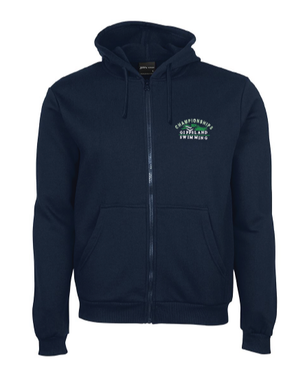 2024 Gippsland Swimming Championships Zip Thru Hoodie - Navy
