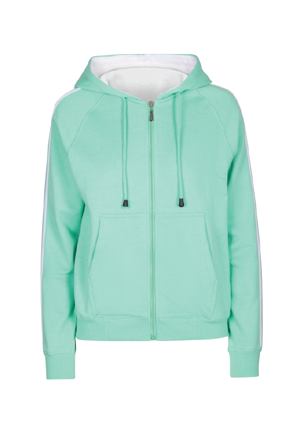 Swimming goggle Zip thru hoodie - mint/white
