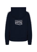 Swimming goggle Zip thru hoodie - Unisex & womens sizes navy/white