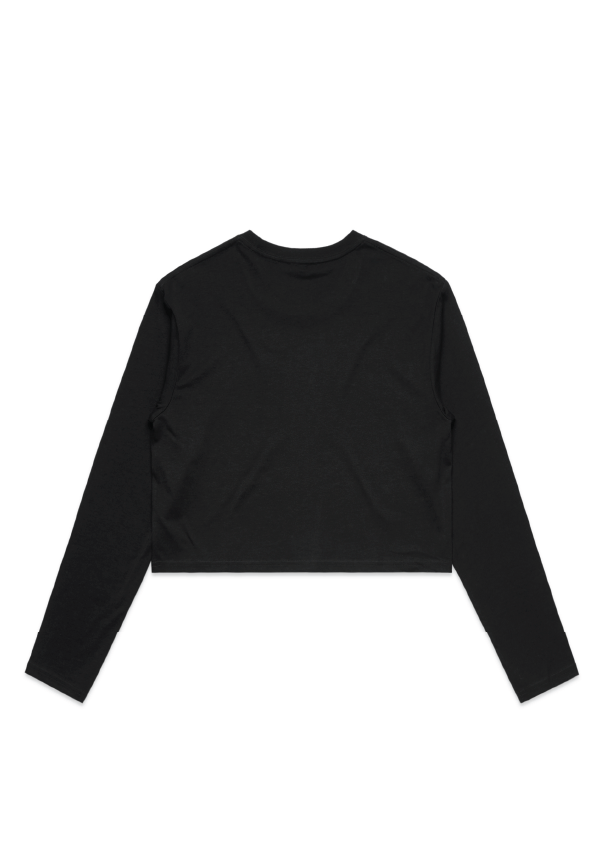 Swimming crop long sleeve tee