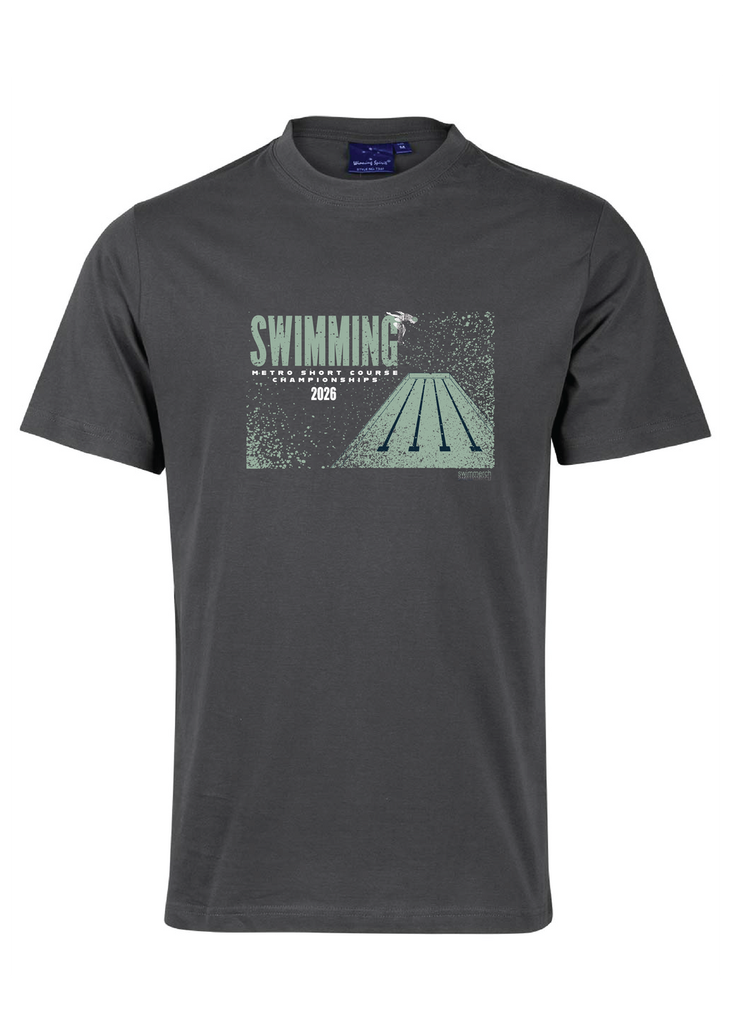 2026 METRO SC CHAMPIONSHIP TEE - KIDS/UNISEX - CHARCOAL