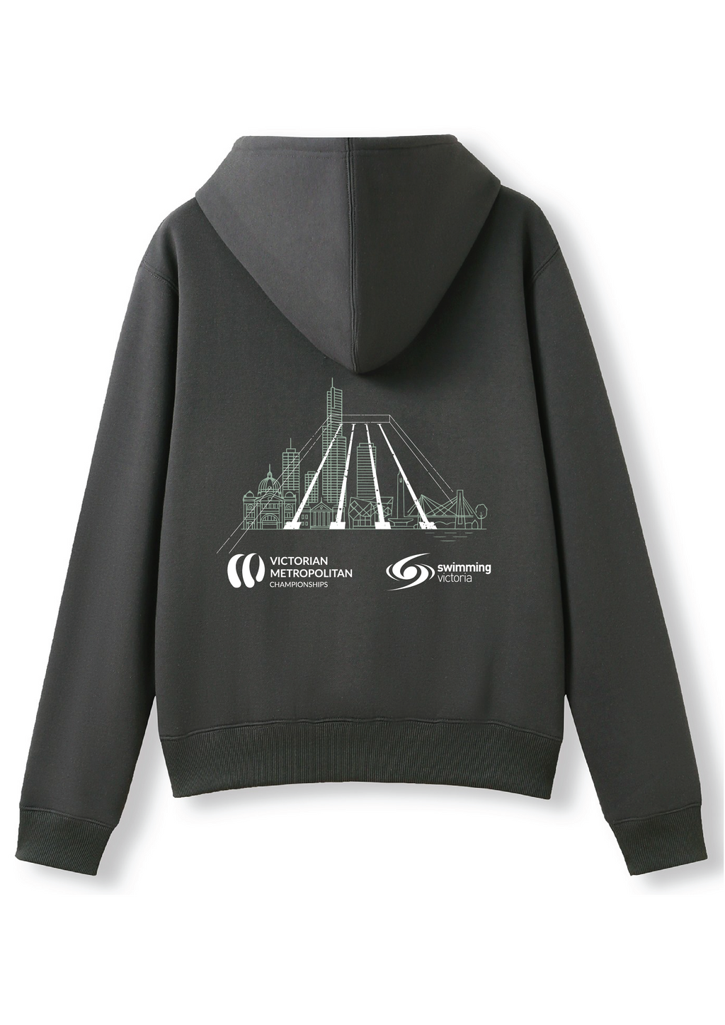 2026 METRO SC CHAMPIONSHIP ZIP THRU HOODIE - CHARCOAL