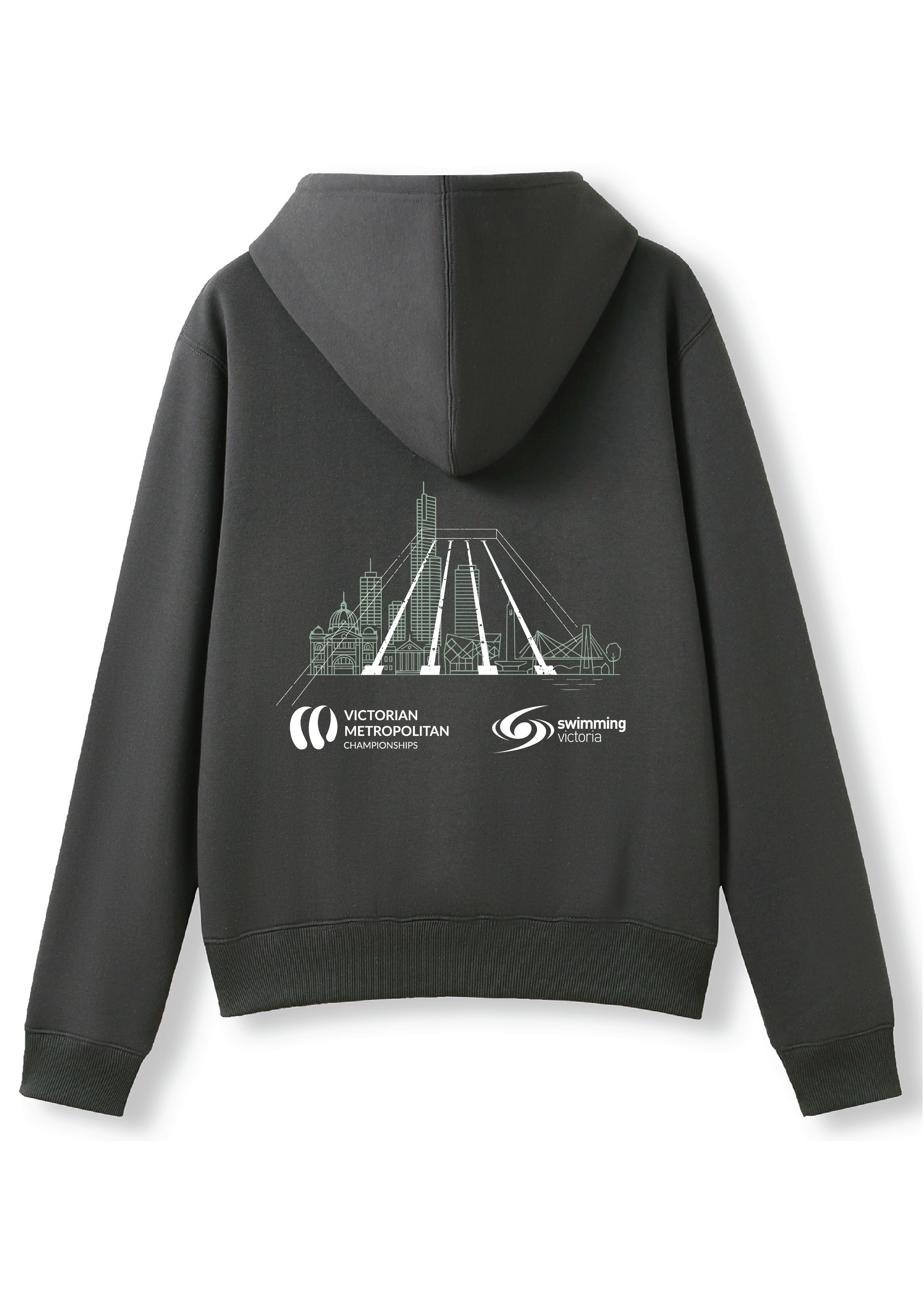 2026 METRO SC CHAMPIONSHIP ZIP THRU HOODIE - CHARCOAL