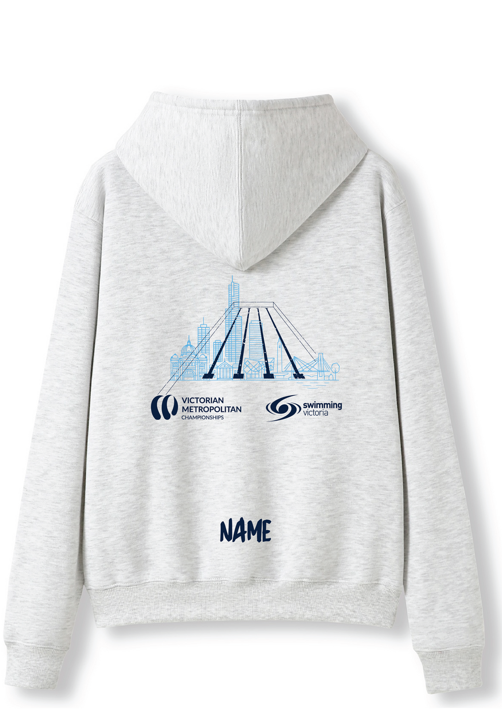 2026 METRO SC CHAMPIONSHIP  HOODIE - SNOW MARLE