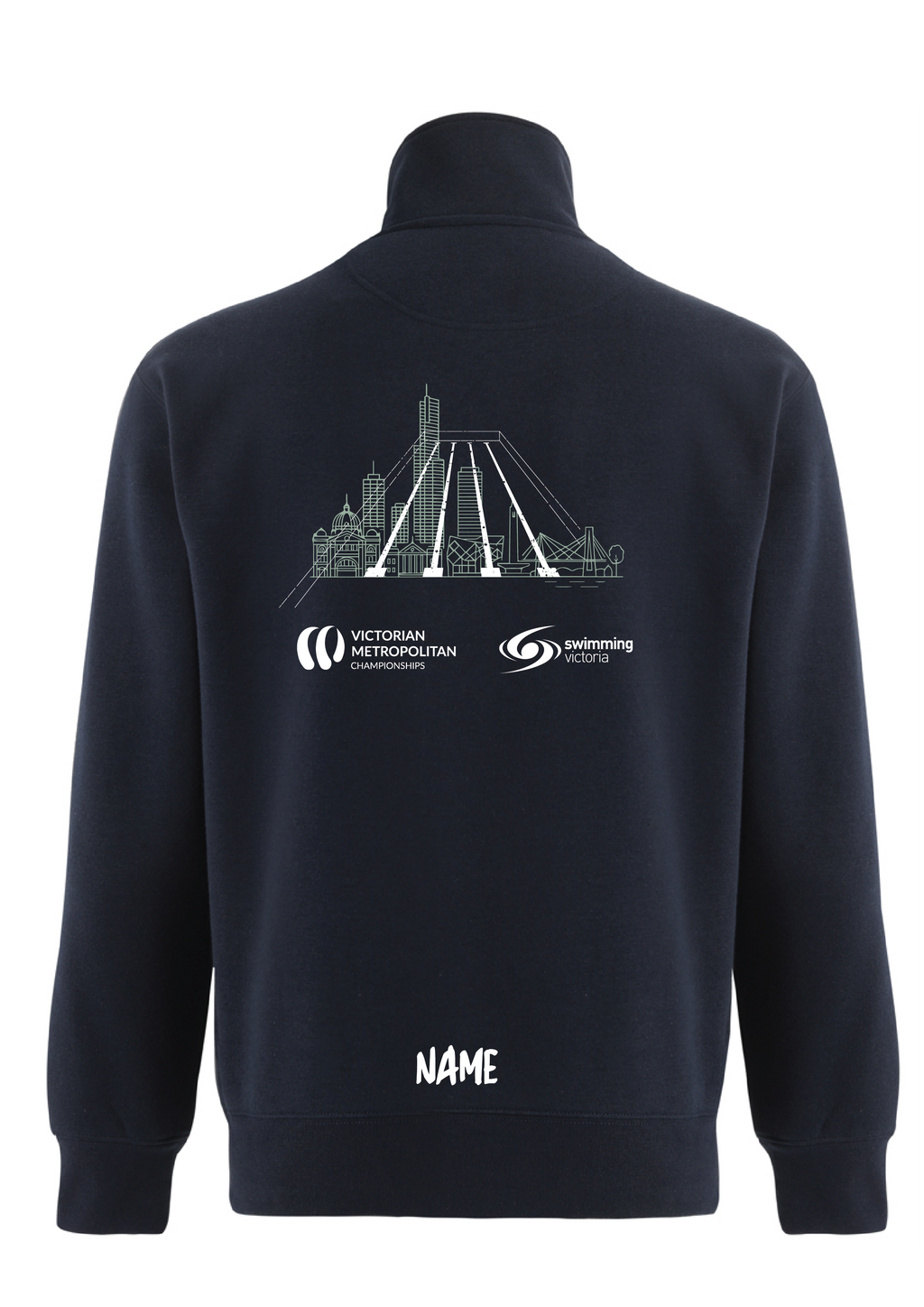 2026 METRO SC CHAMPIONSHIP 1/4 ZIP SWEAT TOP -  NAVY