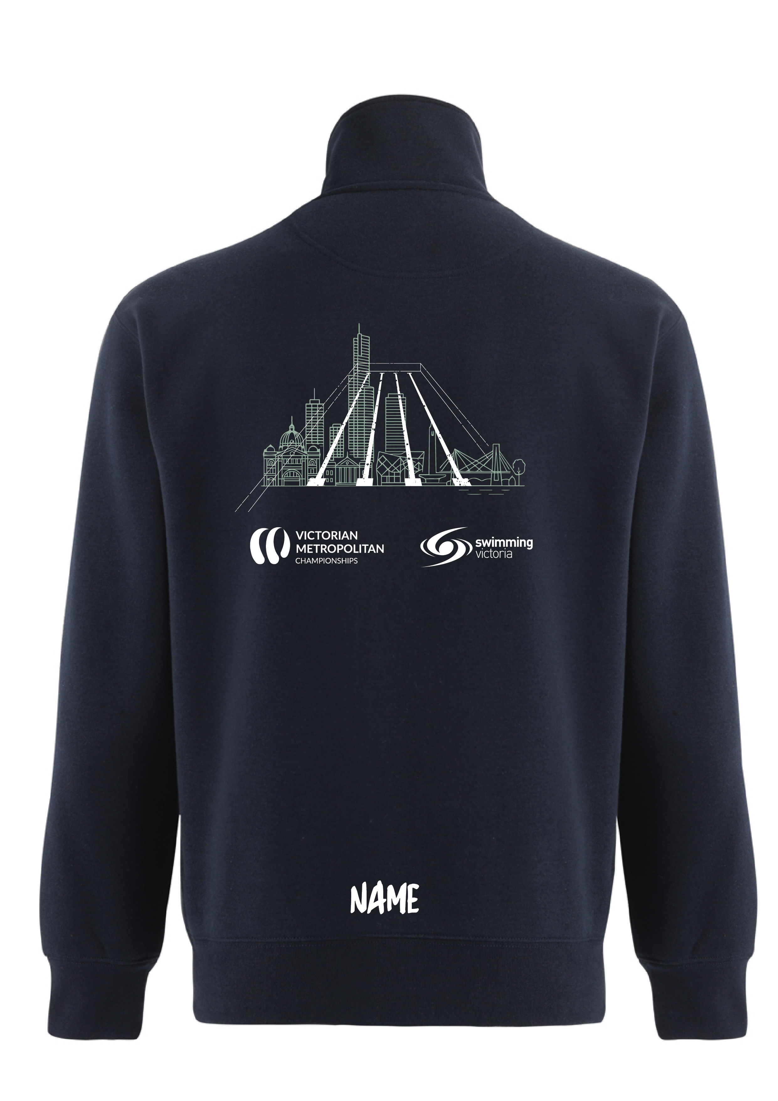 2026 METRO SC CHAMPIONSHIP 1/4 ZIP SWEAT TOP -  NAVY