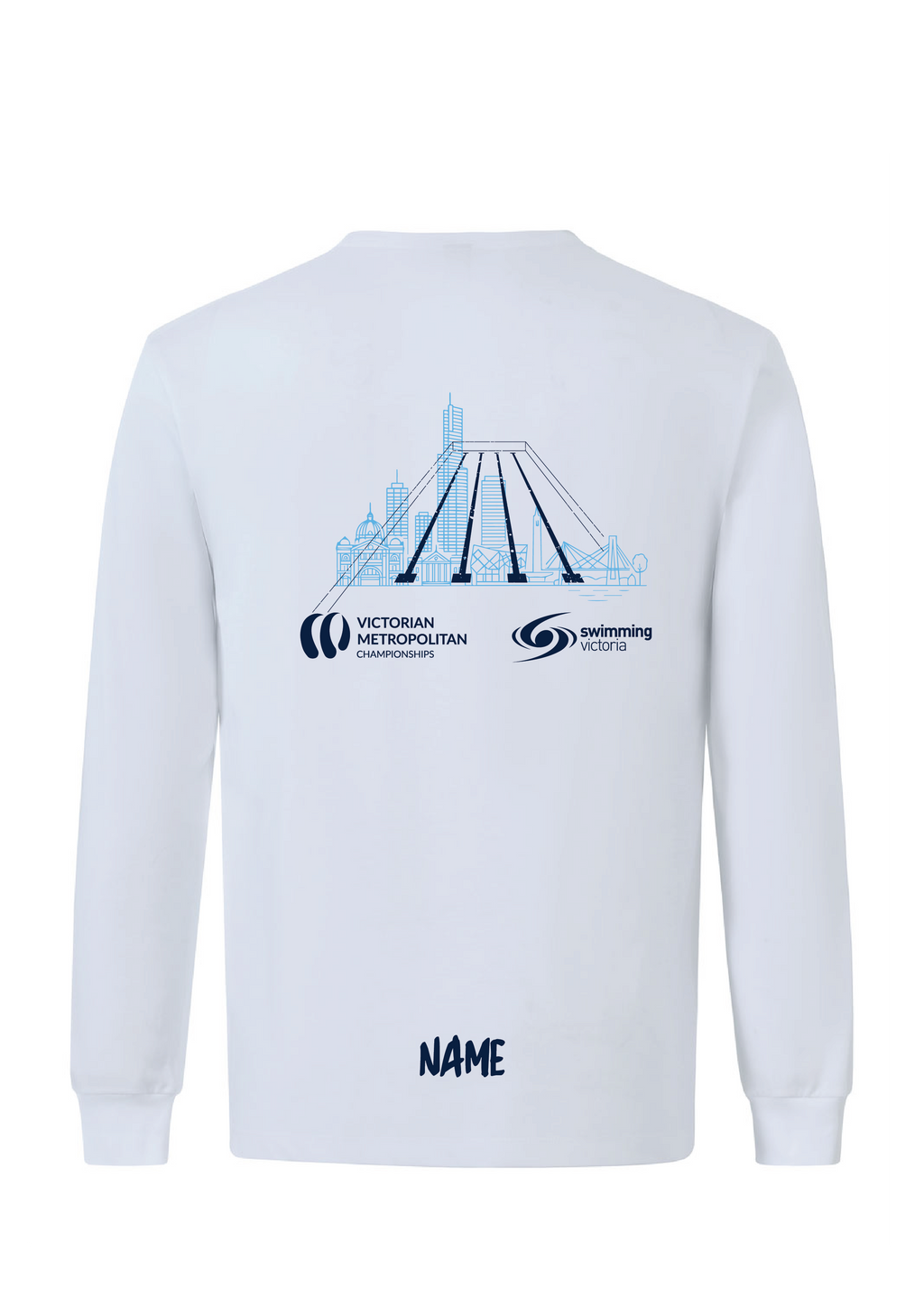2026 METRO SC CHAMPIONSHIP LONG SLEEVE TEE  - KIDS/UNISEX WHITE