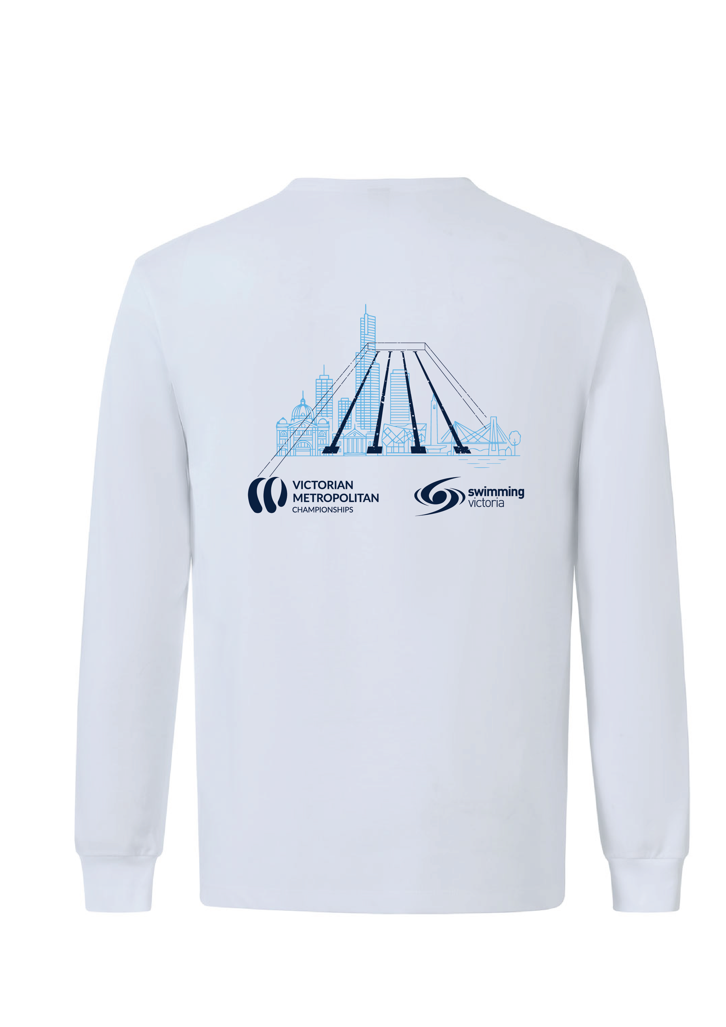 2026 METRO SC CHAMPIONSHIP LONG SLEEVE TEE  - KIDS/UNISEX WHITE