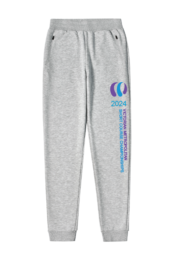 2024 Victorian Metropolitan SC Championships Fleece Trackpant Grey Marle