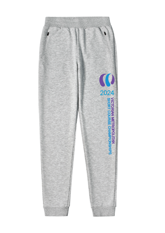 2024 Victorian Metropolitan SC Championships Fleece Trackpant Grey Marle