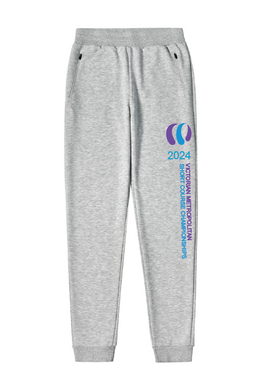 2024 Victorian Metropolitan SC Championships Fleece Trackpant Grey Marle