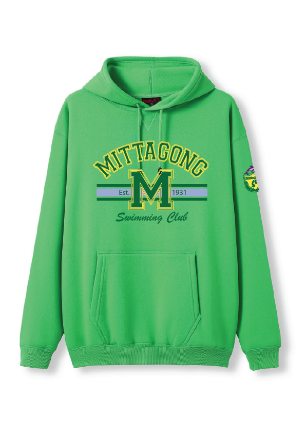 MITTAGONG SWIM CLUB HOODIE - GREEN