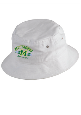 MITTAGONG SWIM CLUB BUCKET HAT - WHTE