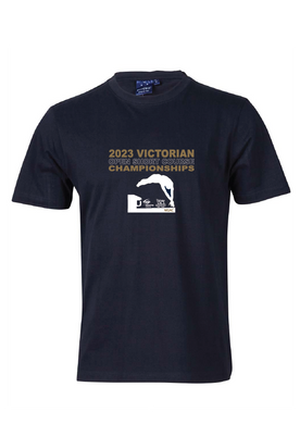 2023 Victorian Open Short Course Championships Tee - Navy