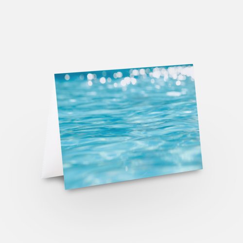 Card - Glistening pool