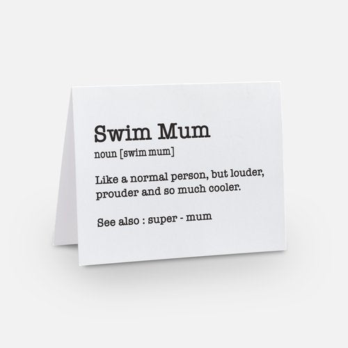 Card - SWIM MUM