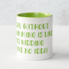 Boxed Mug - A Day without swimming