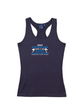 2024 Queensland Age & Open Diving Championships T-back tank Unisex/Mens - Navy