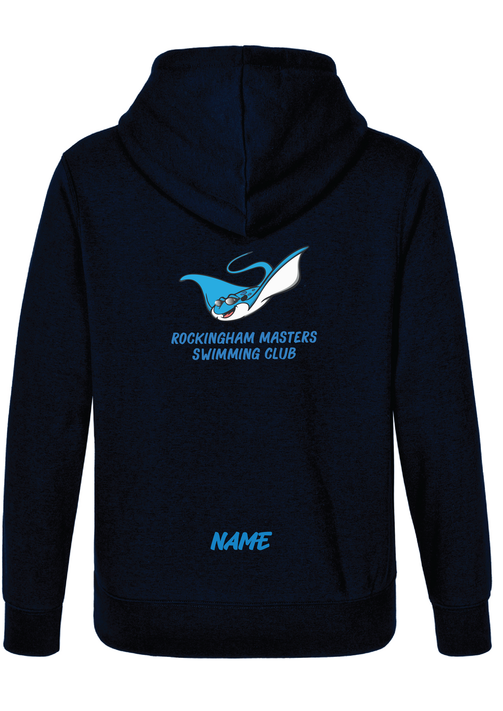 Rockingham Masters Swim Club  Hoodie - Unisex Navy