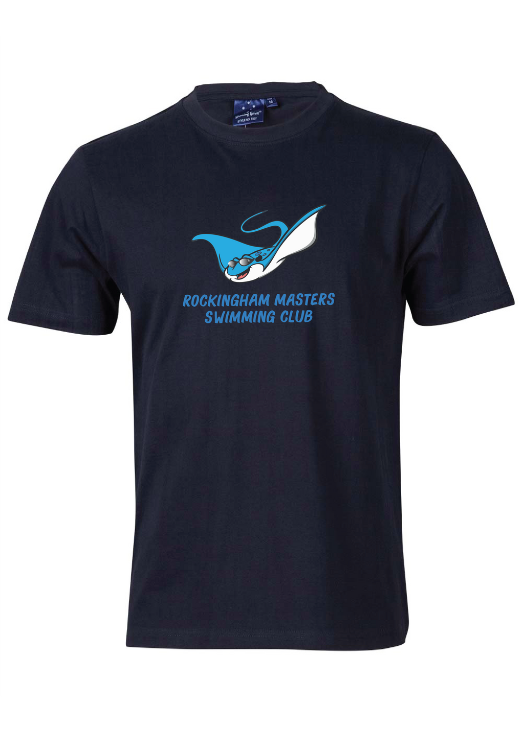 Rockingham Masters Swim Club Short Sleeve Tee - Unisex Navy