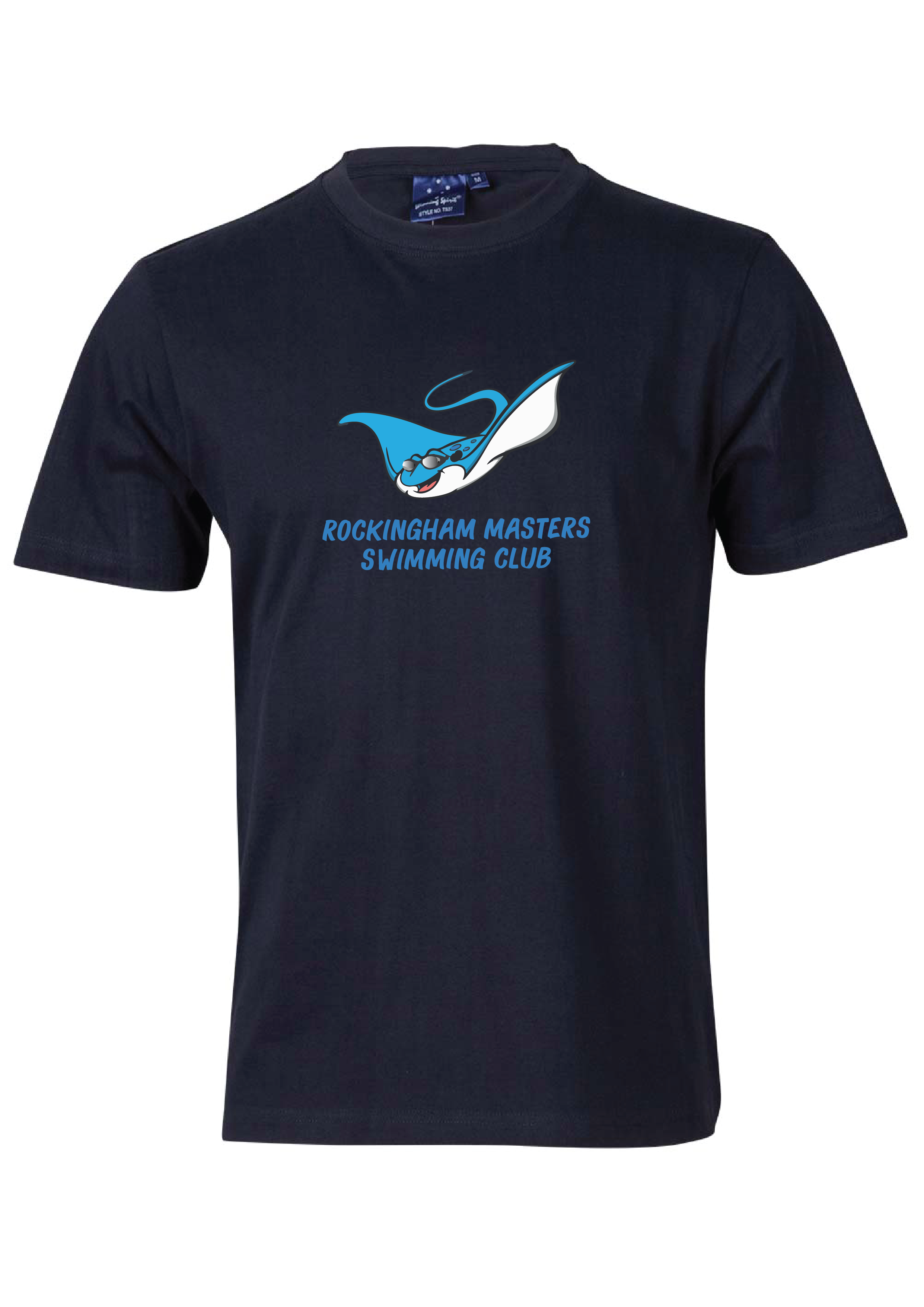 Rockingham Masters Swim Club Short Sleeve Tee - Unisex Navy