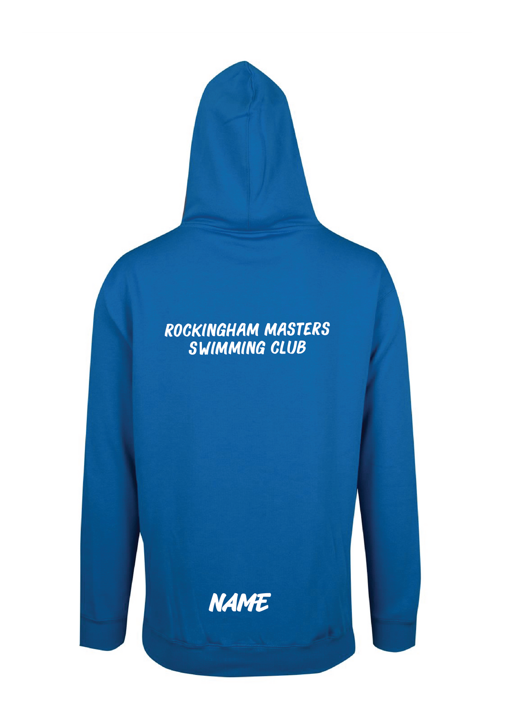 Rockingham Masters Swimming Club Zip Thru Hoodie - Azure Blue