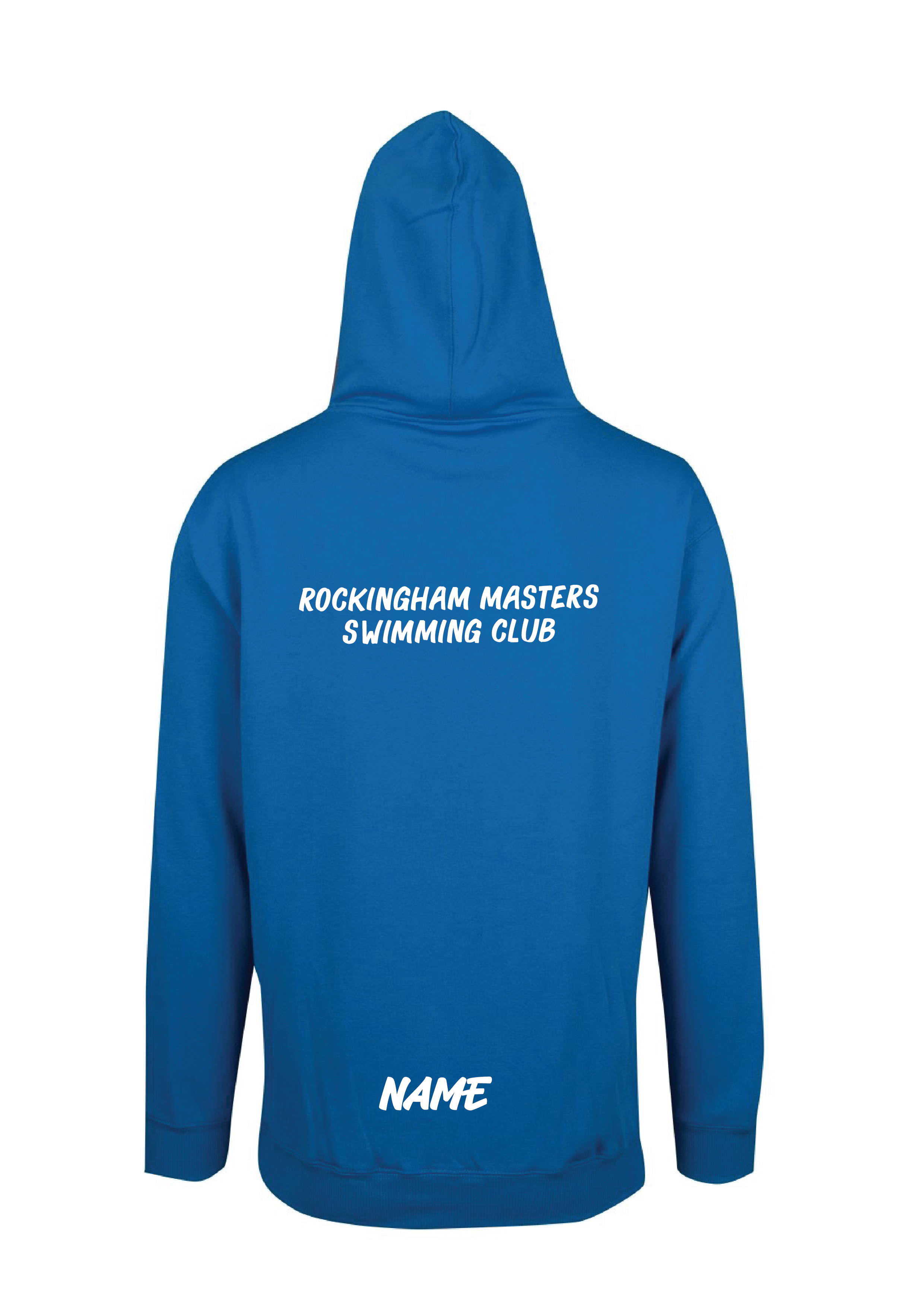 Rockingham Masters Swimming Club Zip Thru Hoodie - Azure Blue