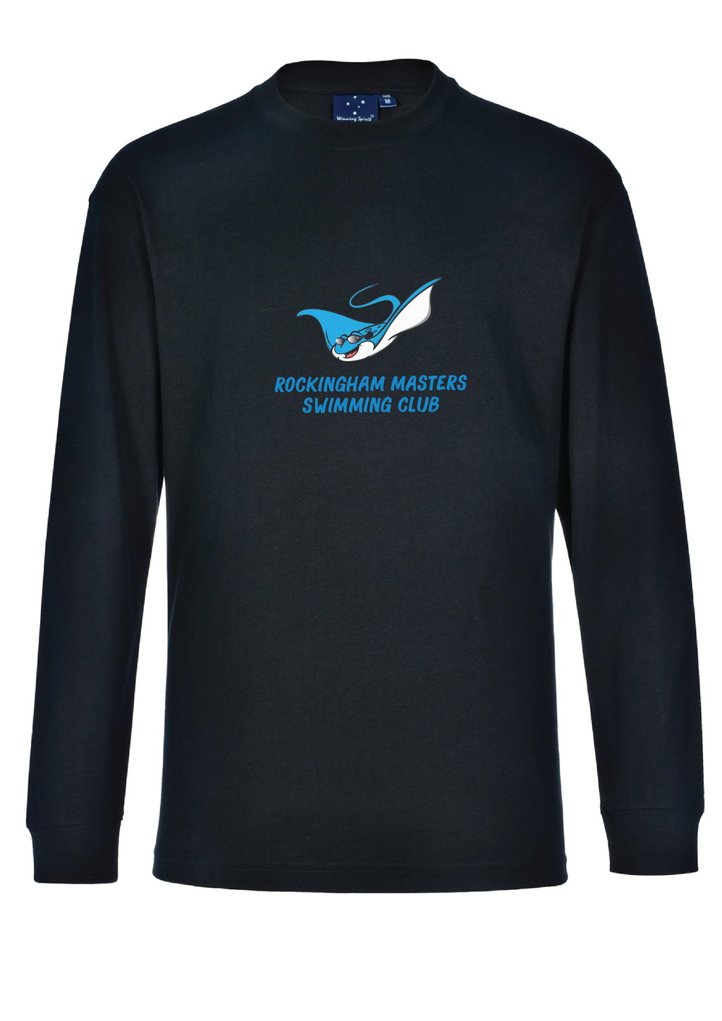 Rockingham Masters Swimming Club Long Sleeve Tee - Navy