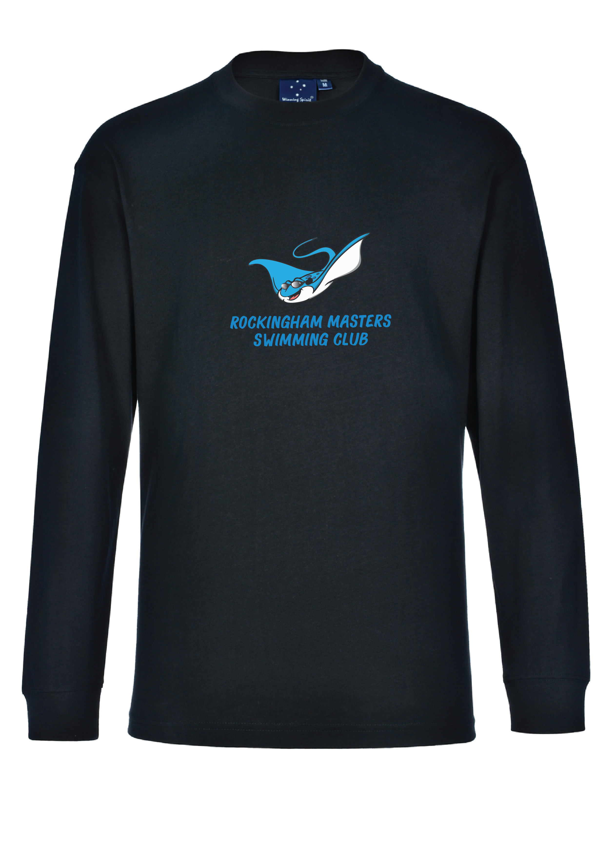 Rockingham Masters Swimming Club Long Sleeve Tee - Navy
