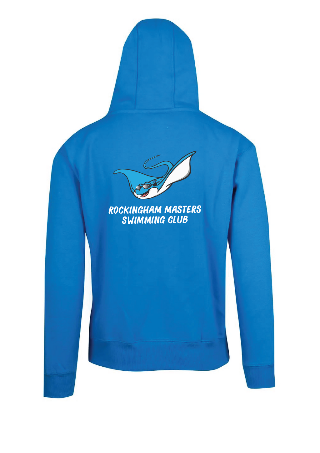 Rockingham Masters Swim Club hoodie - Azure Blue