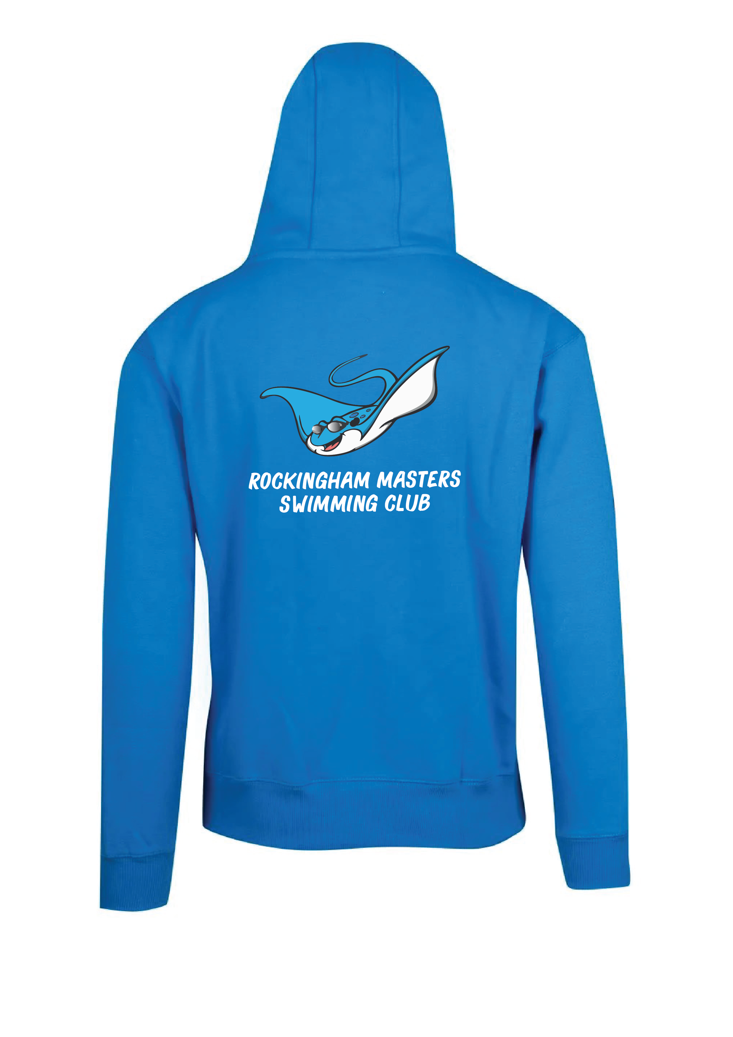 Rockingham Masters Swim Club hoodie - Azure Blue