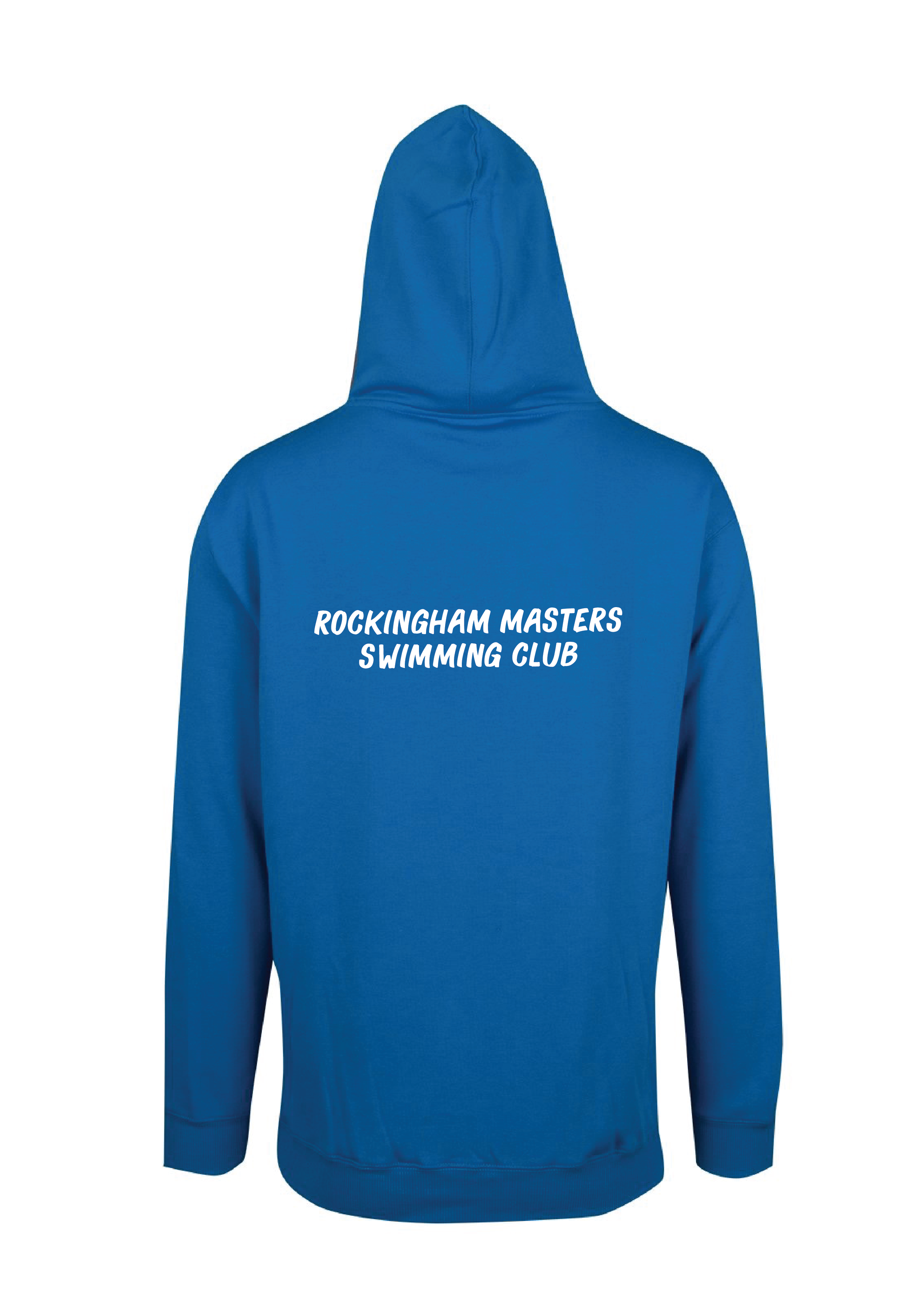 Rockingham Masters Swimming Club Zip Thru Hoodie - Azure Blue