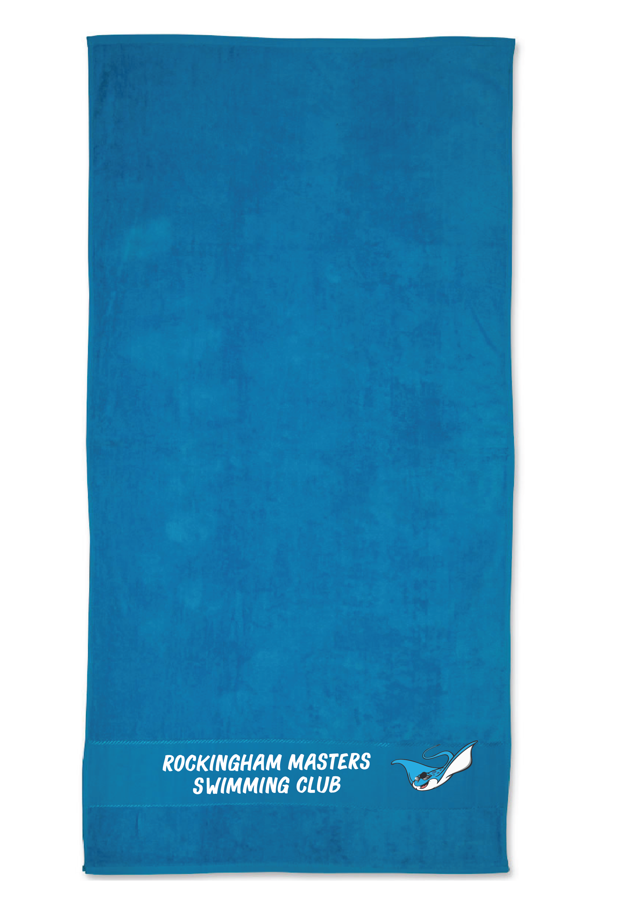 Rockingham Masters Swim Club Towel - Azure Blue