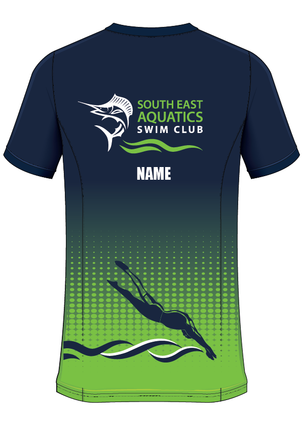 South East Aquatic Swim Club sublimated Tee