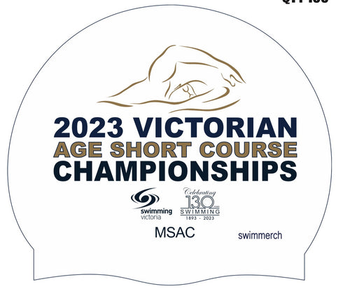 2023 Victorian Age Course Championships Silicone Swim Cap