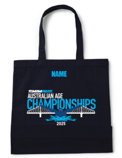 2025 Australian Age Championships canvas tote bag