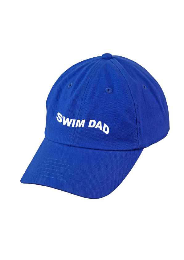Cap "Swim Dad" -  Blue